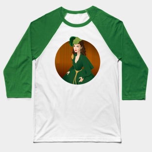 Scarlett green velvet Baseball T-Shirt